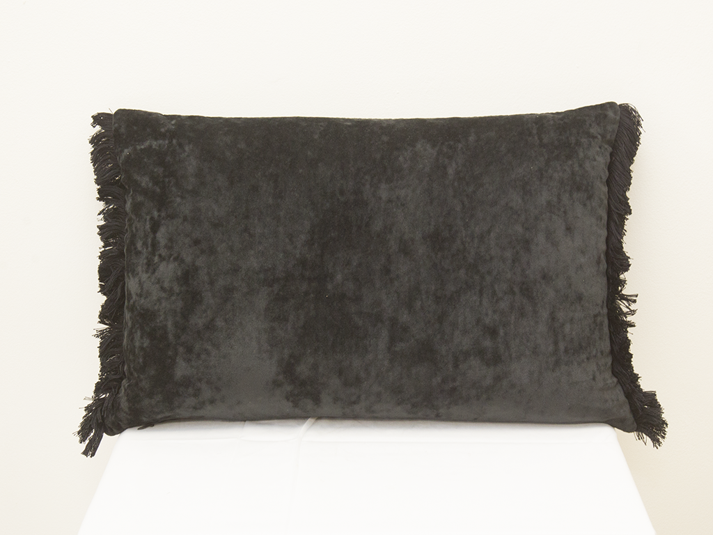 Black Rectangular Cushion