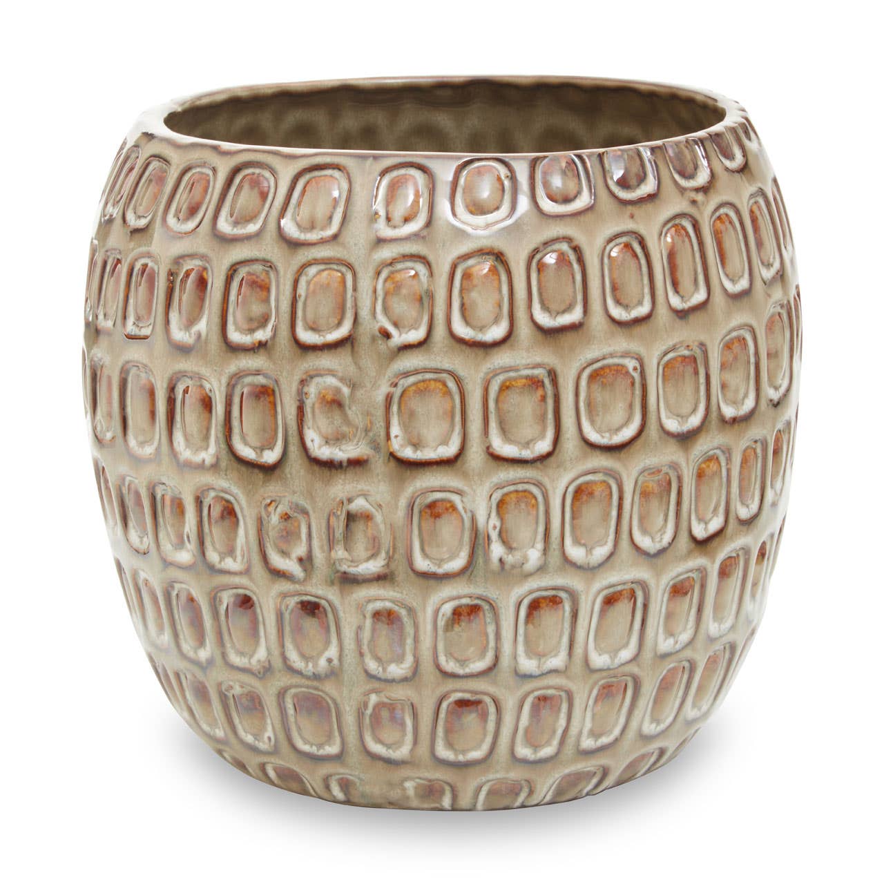 Natural ceramic planter image 1 Natural ceramic planter image 1