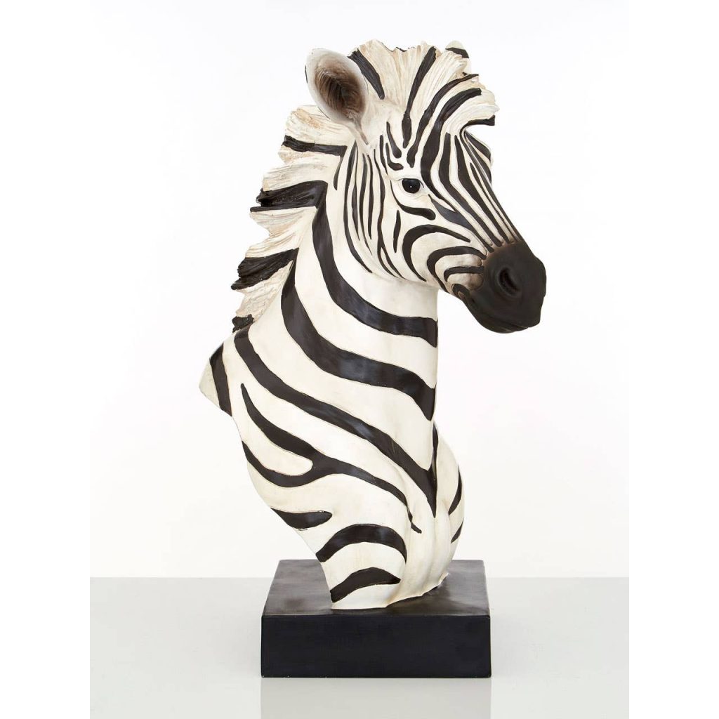 Zebra Head Sculpture