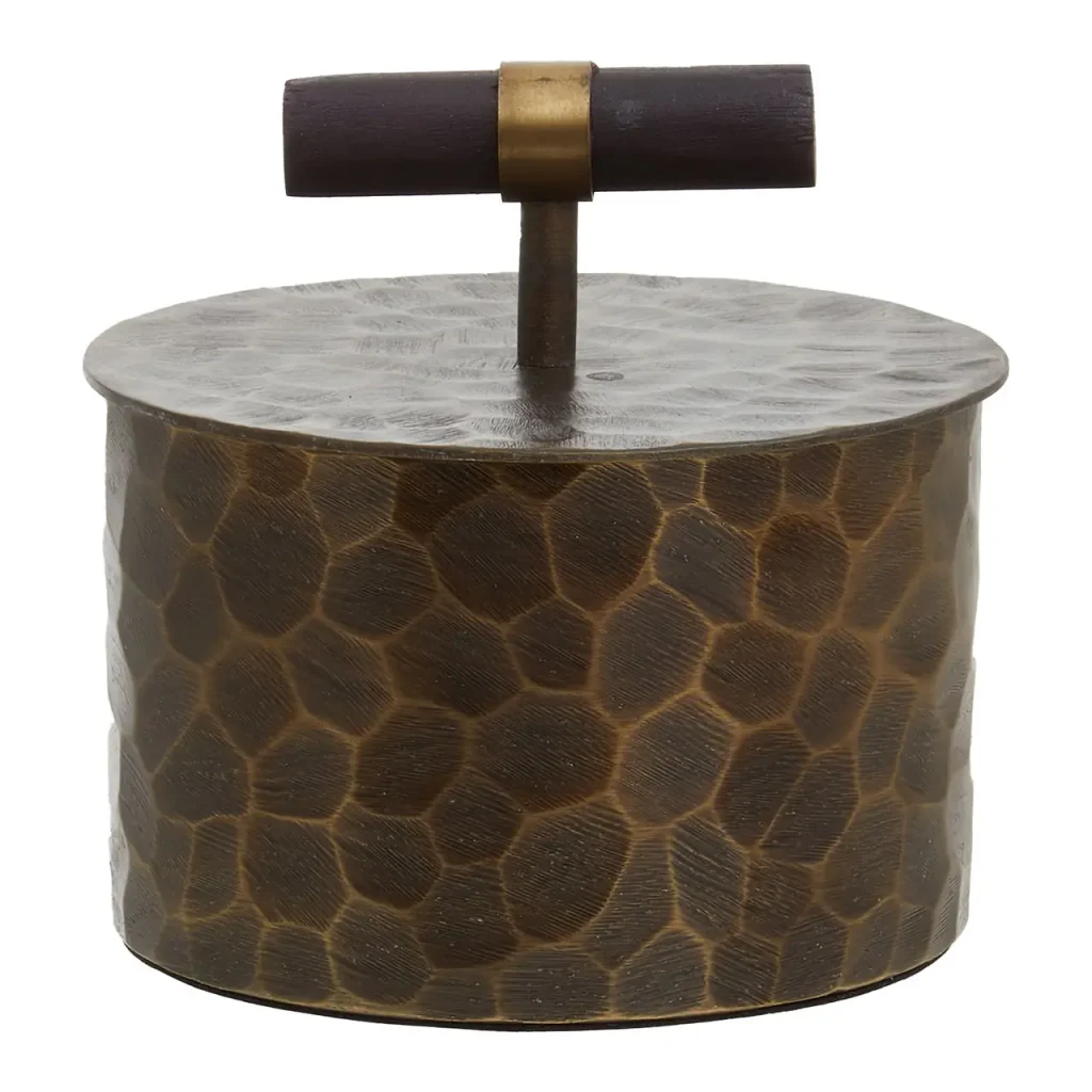 Akola Small Trinket Box Brown