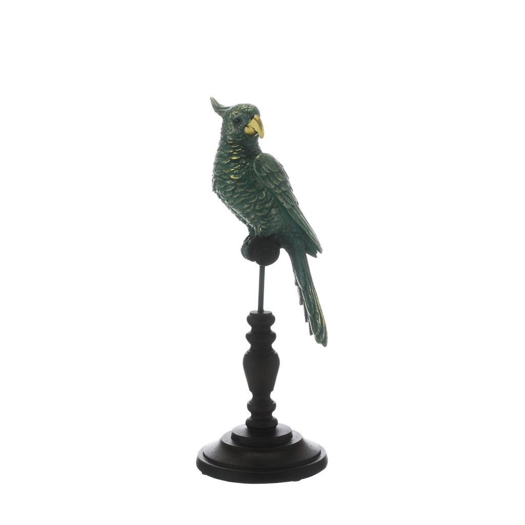 Parrot Tabletop Decoration On Perch