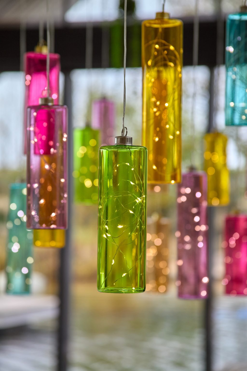 Glass Cylinder Lights